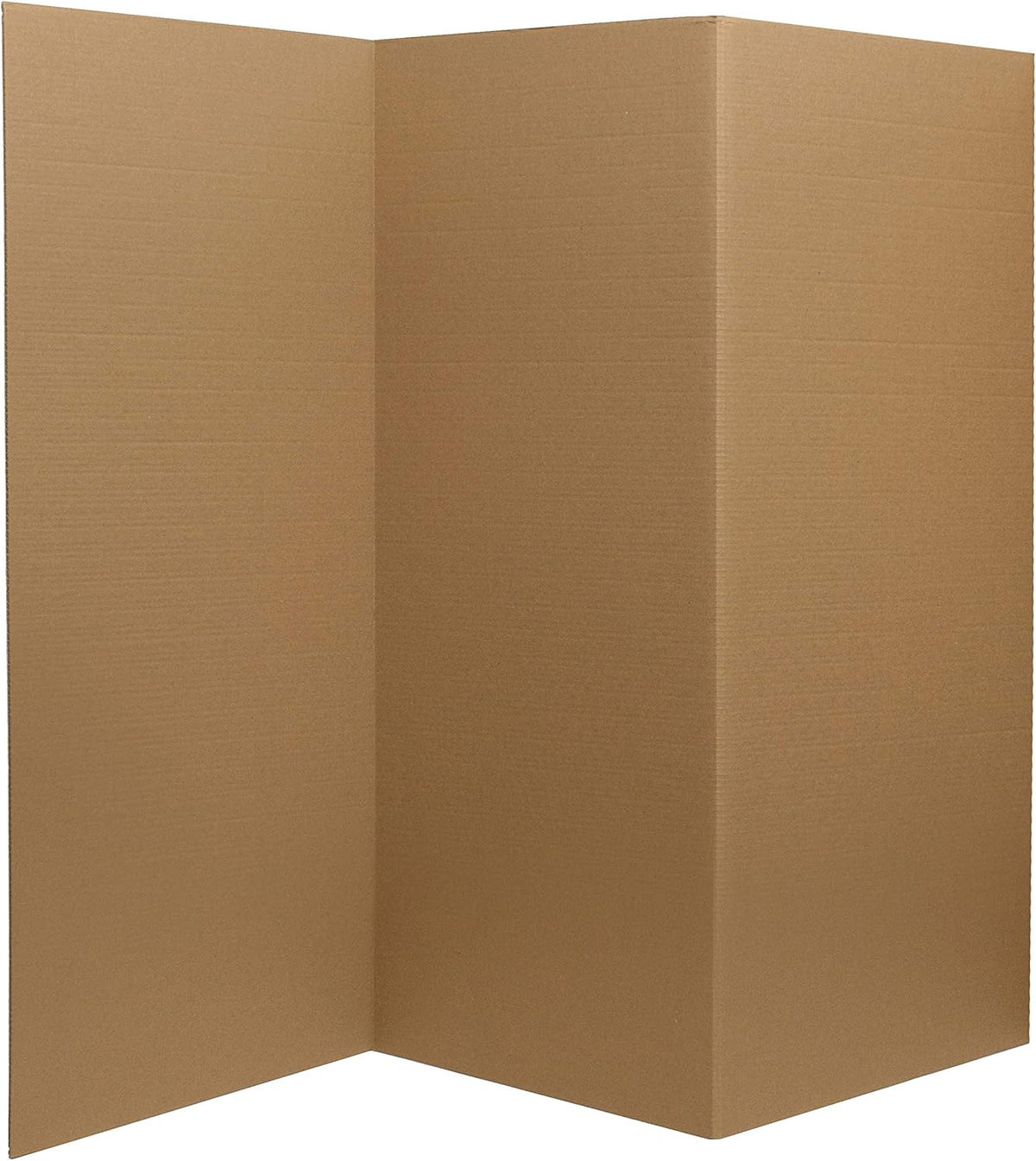 3 ft. Tall Brown 3 Panels Room Divider J83723
