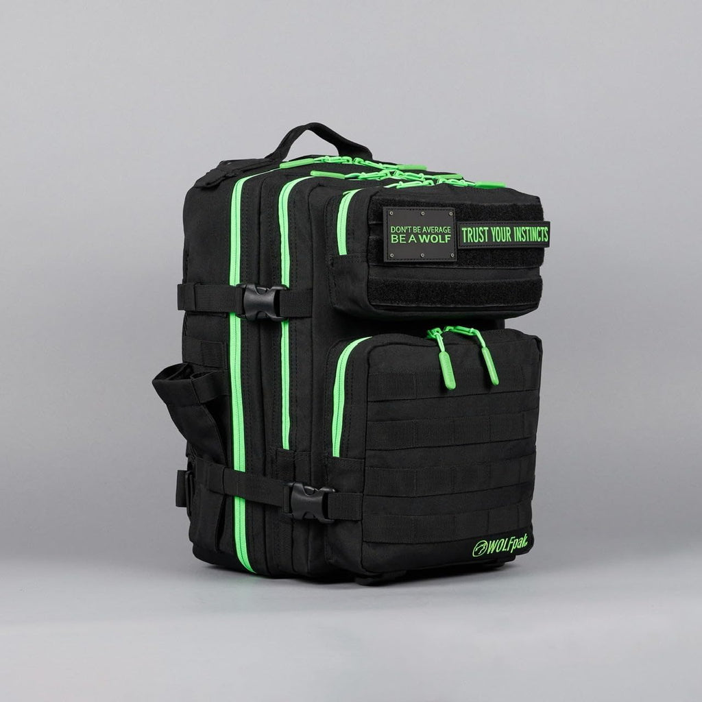 25 L BackPack Black Neon Green A60680