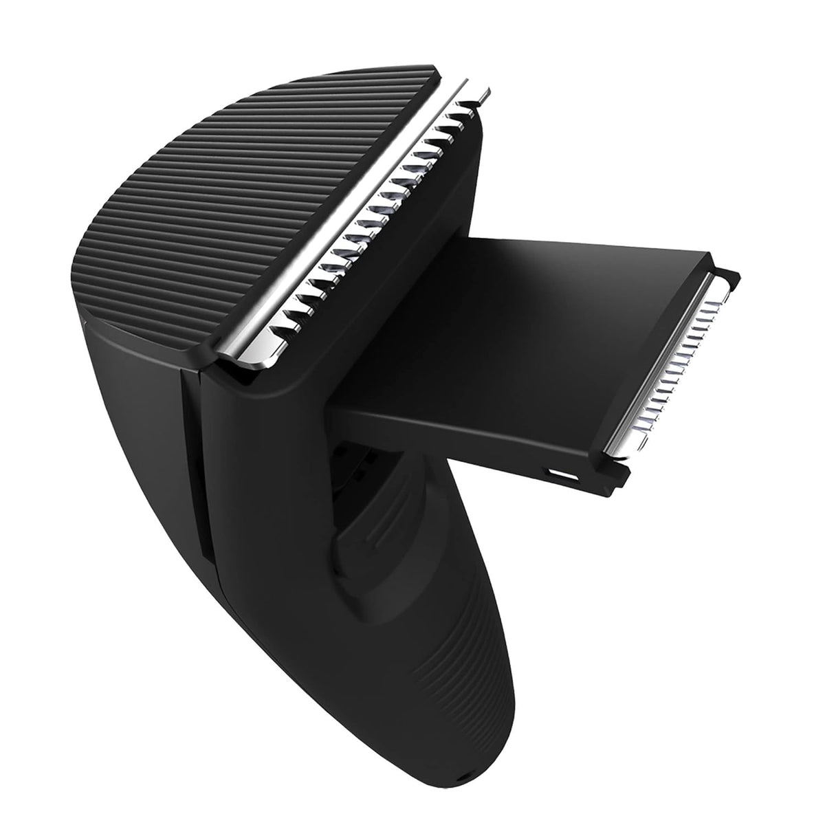 Black Beard Trimmer with 3 Adjustable Combs, Scissors, and Brush F2055