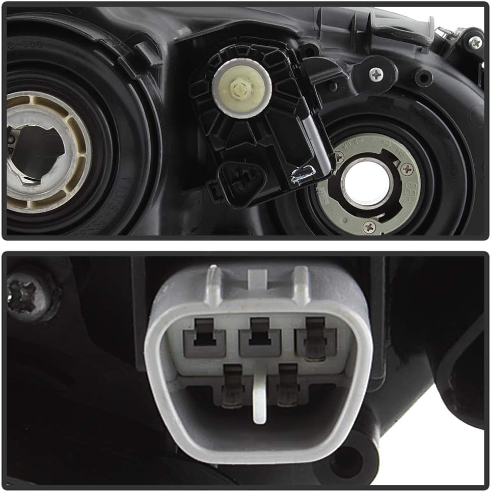 For 2013-2015 Lexus ES350 ES300h Halogen Model LED DRL Projector Headlights Headlamps Assembly Left+Right J6362