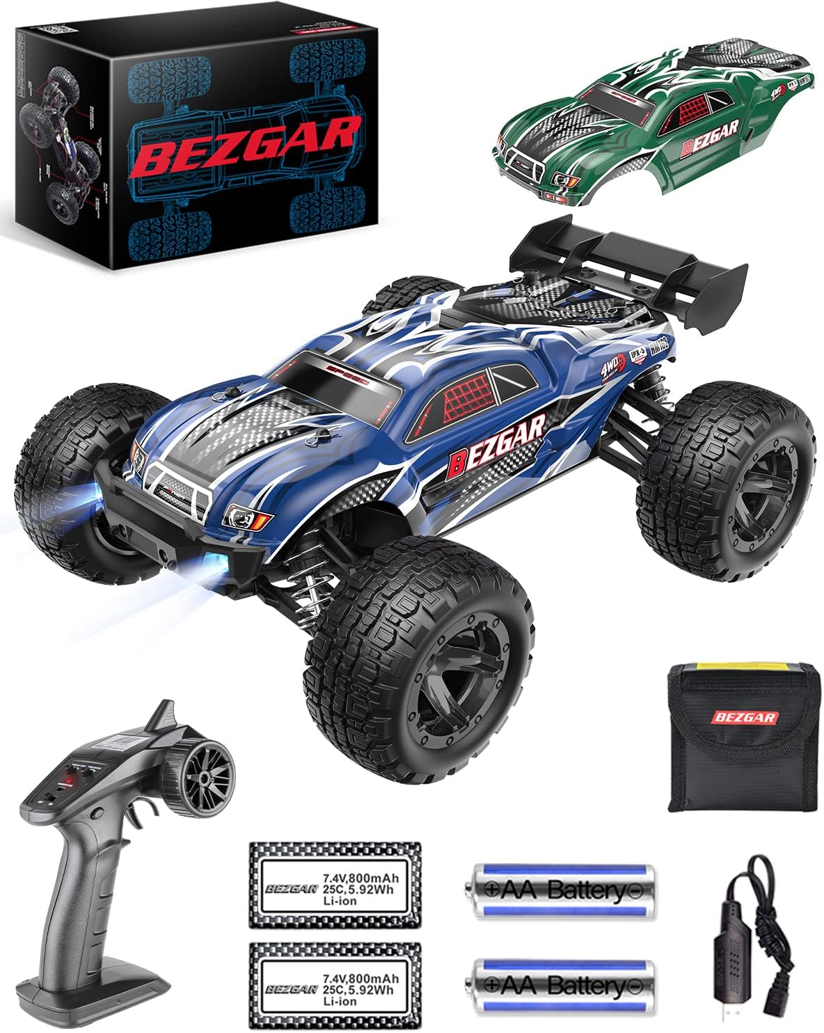 1:18 Scale 4WD Remote Control Monster Truck C620