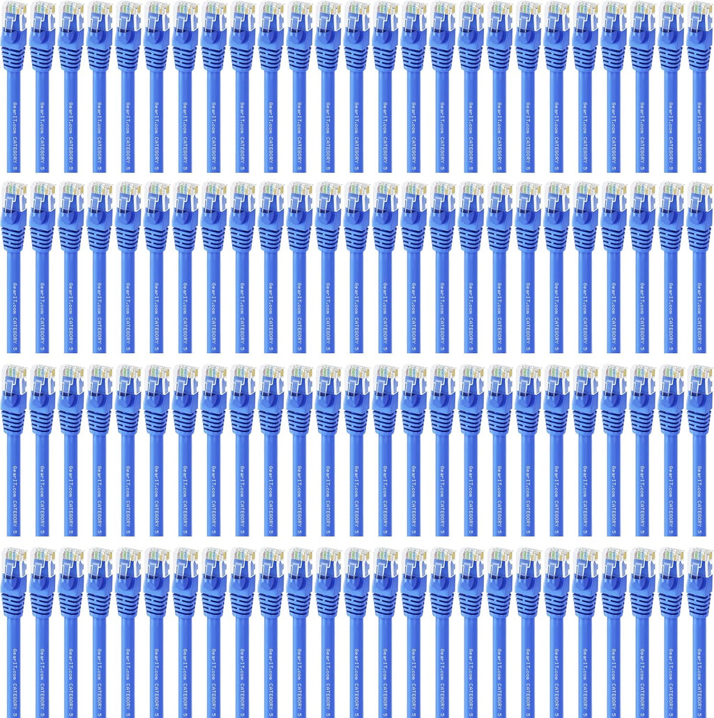 Cat5e Ethernet Patch Cable 1 Foot Blue F445