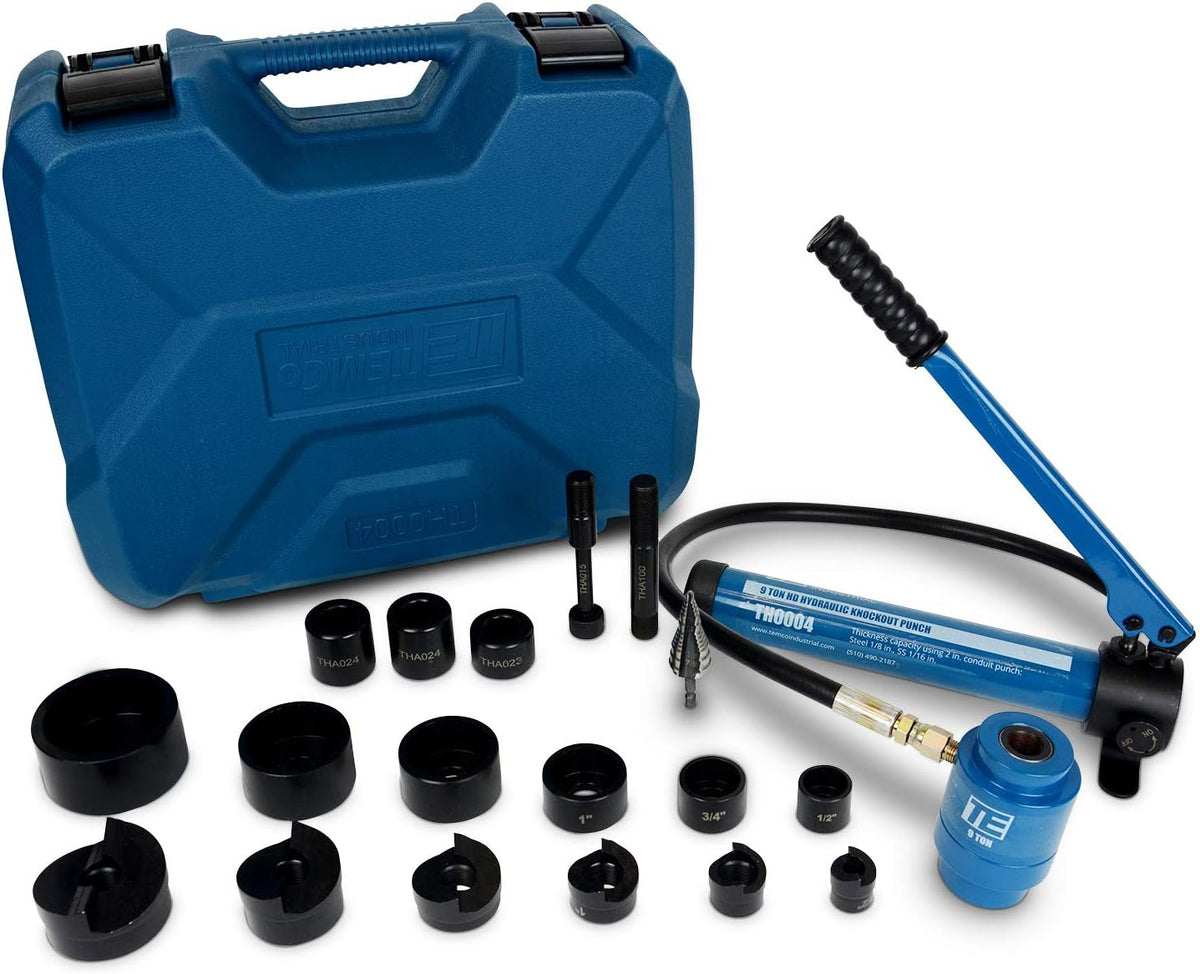 Hydraulic Knockout Punch Electrical Conduit Hole Cutter Set K16235