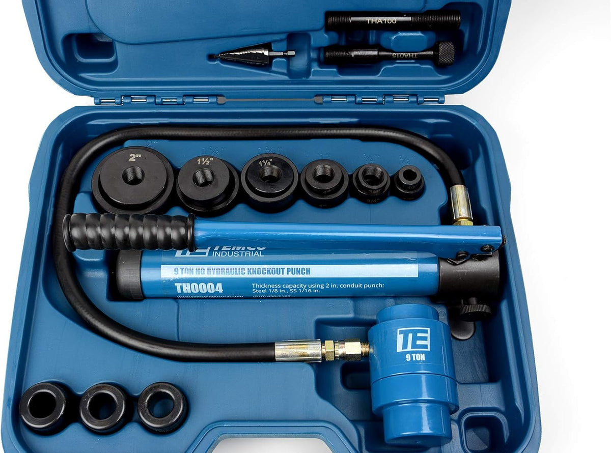 Hydraulic Knockout Punch Electrical Conduit Hole Cutter Set K16235
