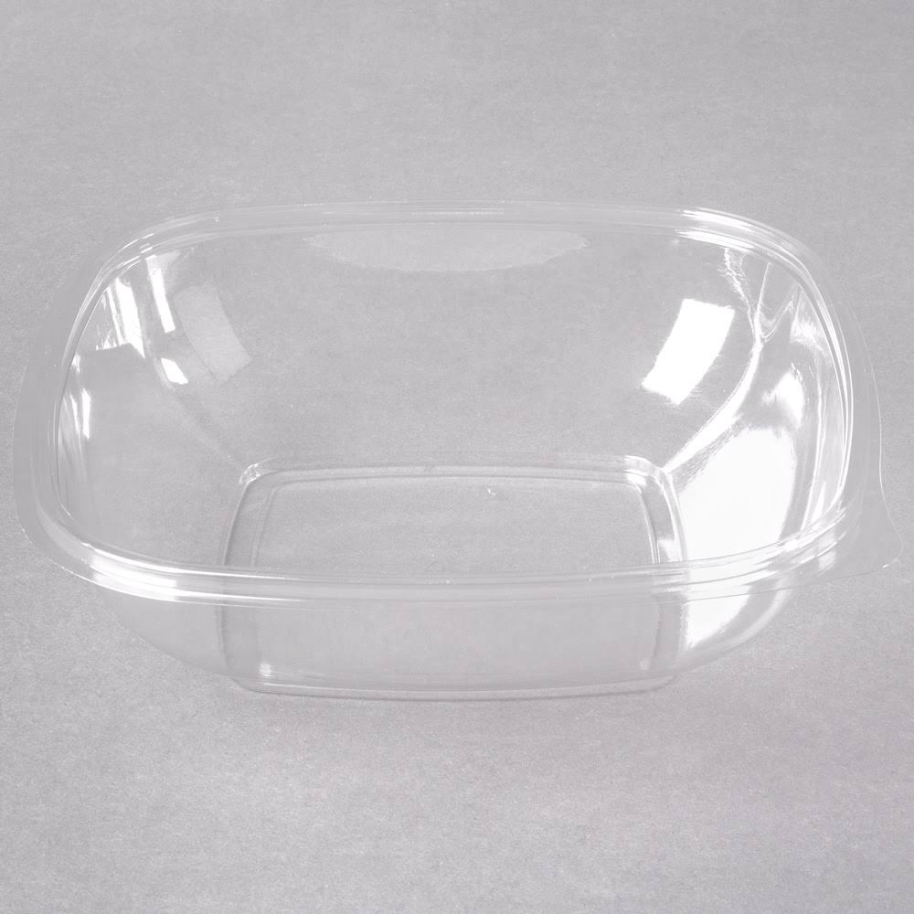 Clear 32 oz Plastic Square Bowl R939623