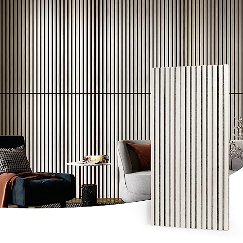 White Elm 3D Fluted Acoustic Panel C40441