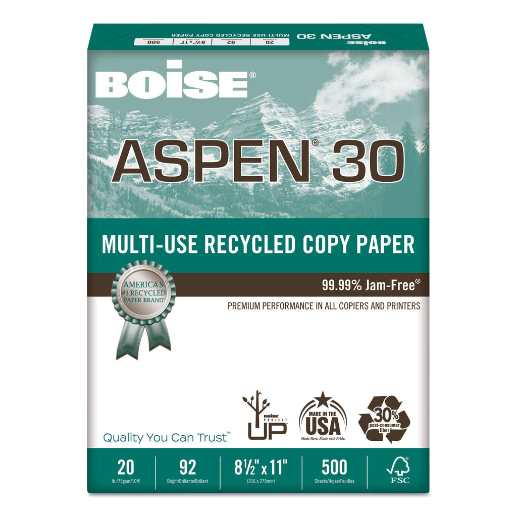White Recycled Copy and Laser Paper V705728