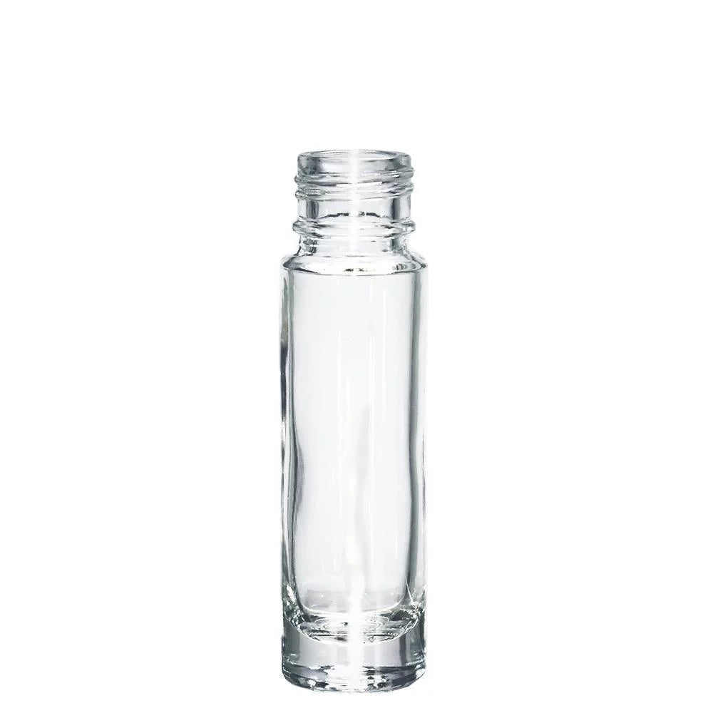 1/3 oz. Clear Glass Roll-on Bottle with Black Cap T723923