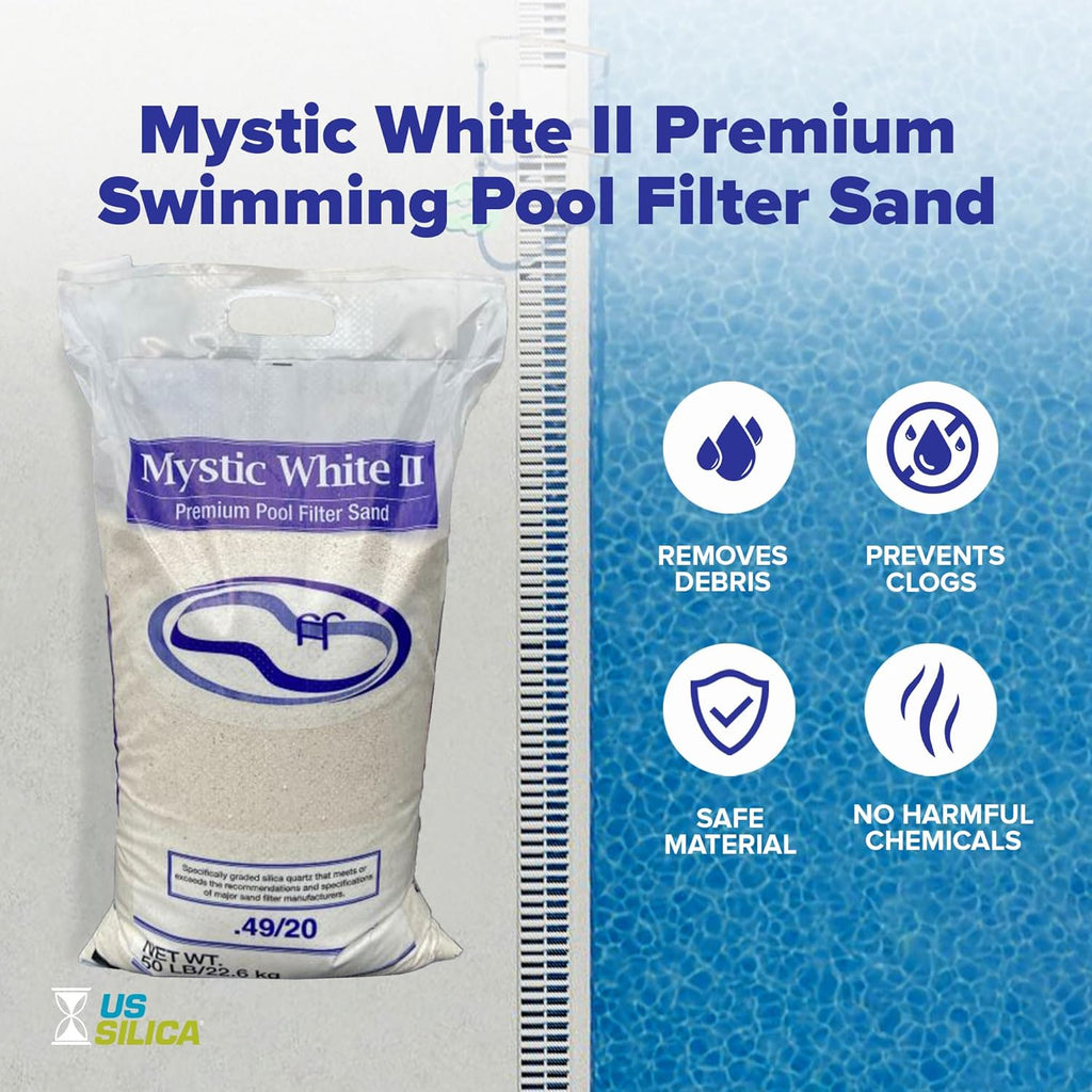 50lb Bag Swimming Pool Filter Sand B44830