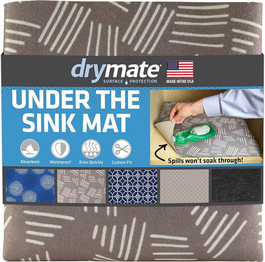 Charcoal Absorbent Waterproof Slip-Resistant Under Sink Mat B820964