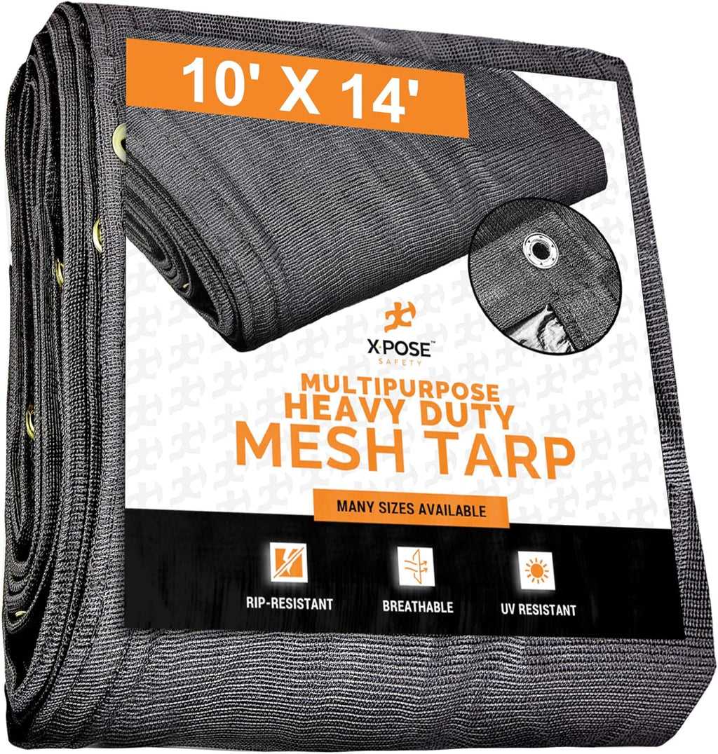 Heavy Duty Black Mesh Tarp 12' x 26' T229462