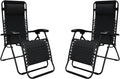 Black Zero Gravity Chair 2 Pack C25090