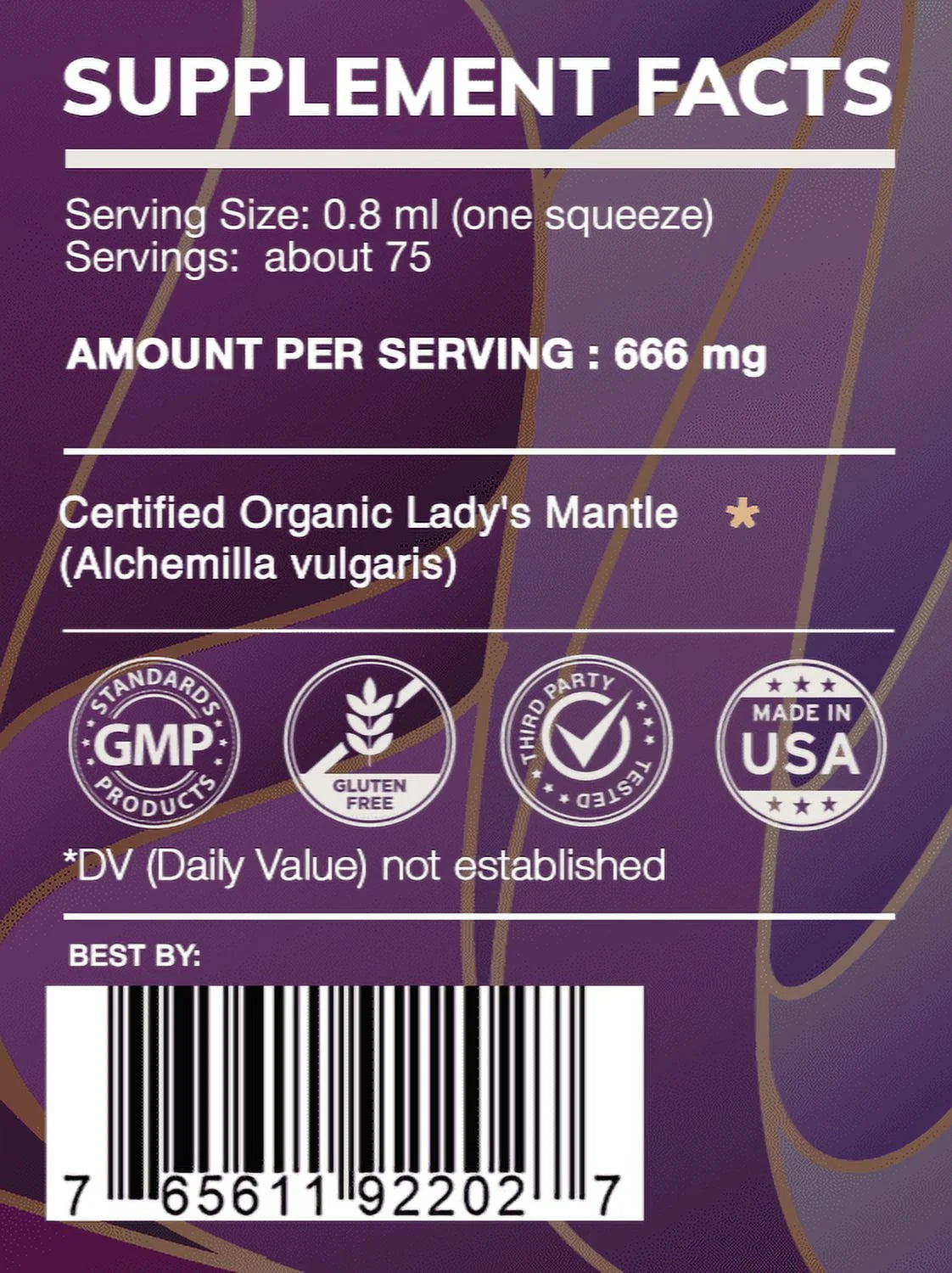 Lady's Mantle Alcohol Herbal Extract Tincture 2 oz T581297