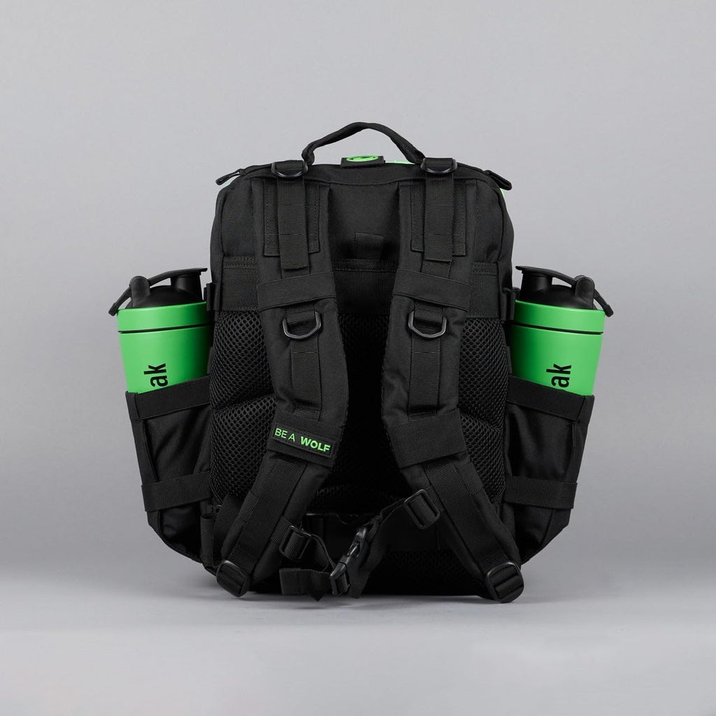 25 L BackPack Black Neon Green A60680