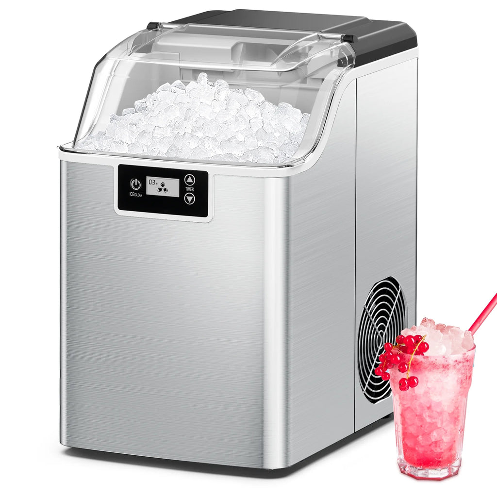 Silver Countertop Ice Maker Y9361