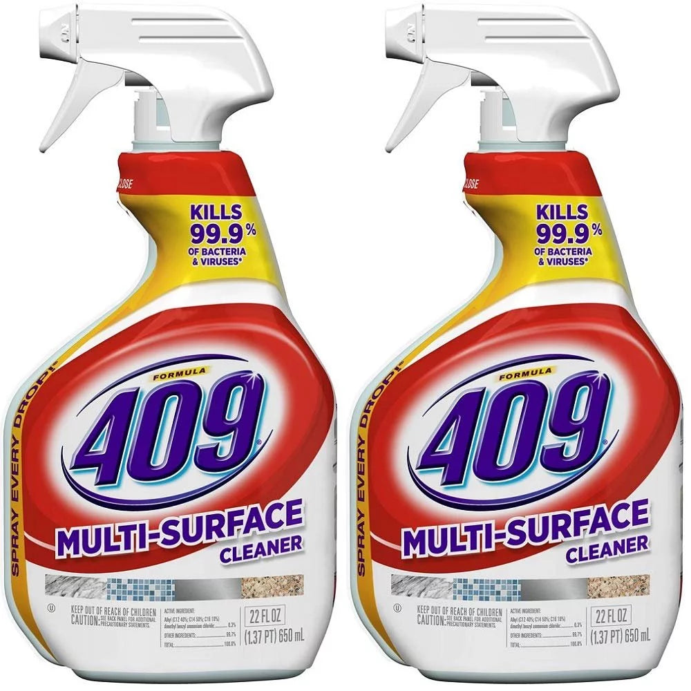 Antibacterial Multi Surface Cleaner, 22 oz Pack of 2 F98629
