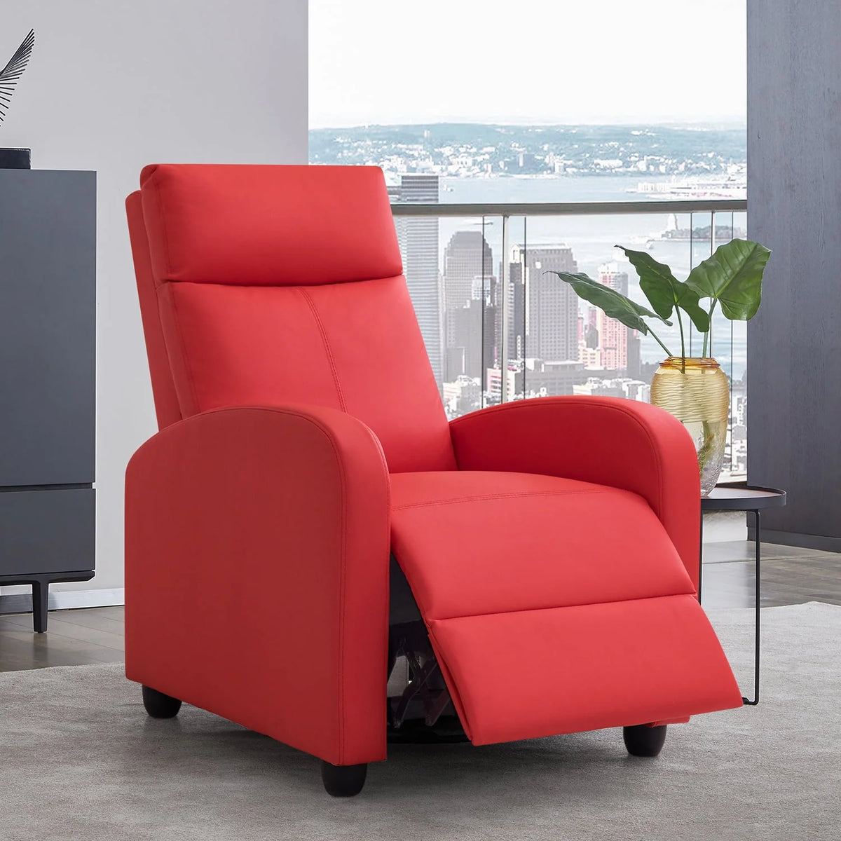 Pu Leather Recliner Chair M436564