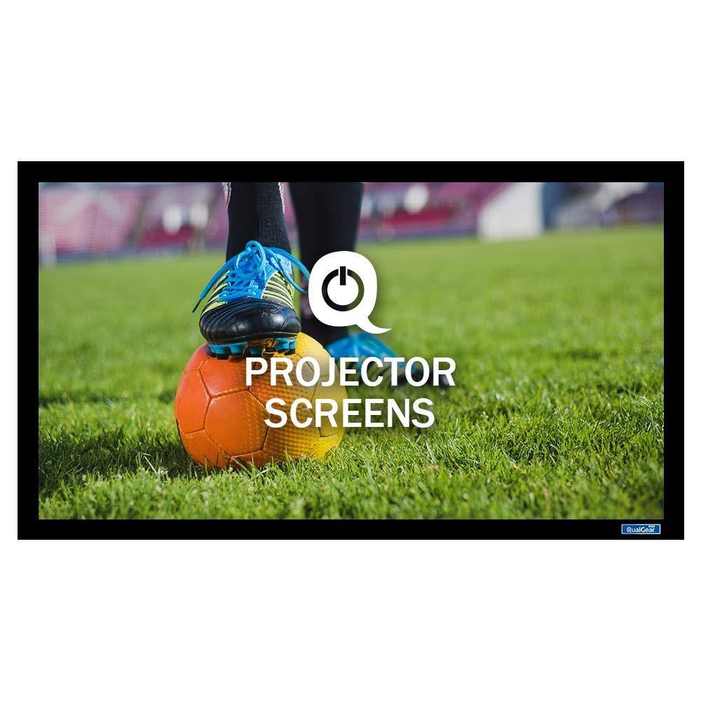 110-inch Fixed Frame Projector Screen 16:9 4K HD 1.0 Gain Acoustic White H420630