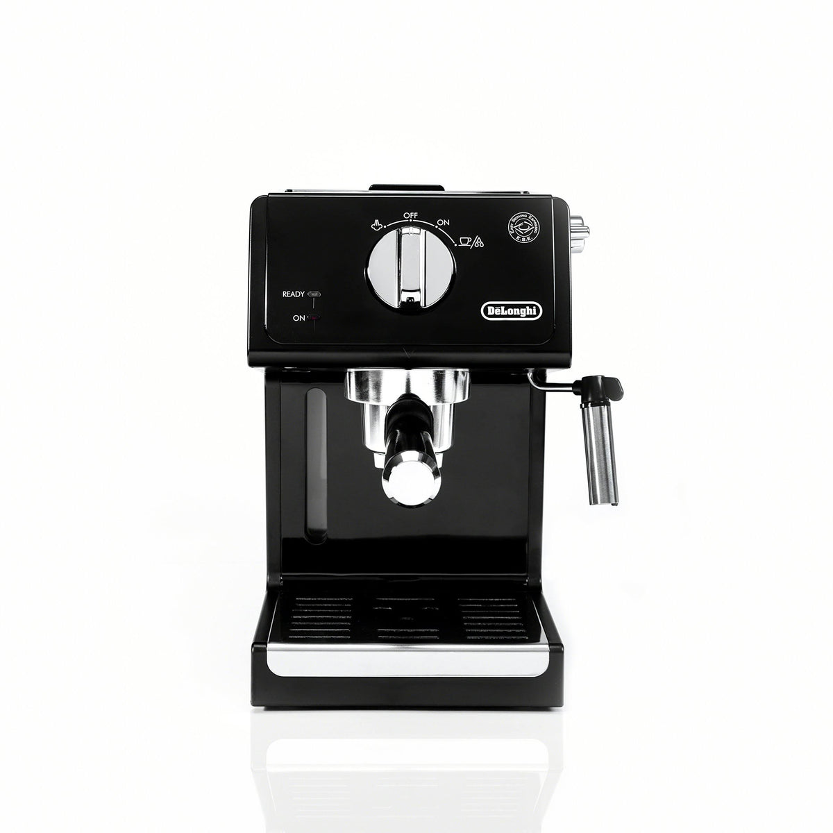 15 Bar Espresso Machine with Cappuccino System Black Stainless Steel K35281