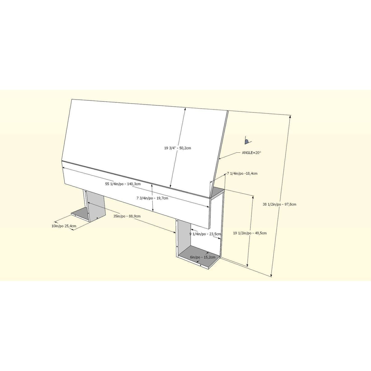 2 Piece Full Size Bedroom Set Black O3136
