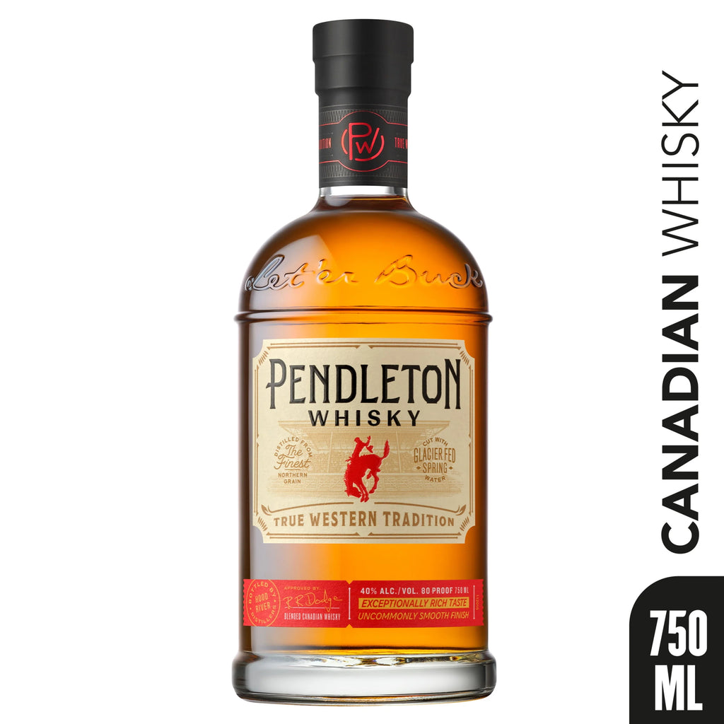 Canadian Whiskey 750 ml Glass Bottle J4370
