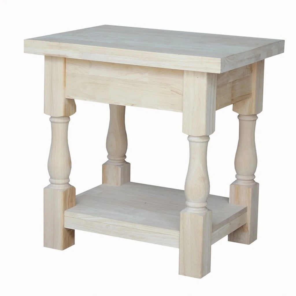 Solid Wood End Table F20406