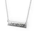 Sterling Silver Bar Pendant Necklace T51466