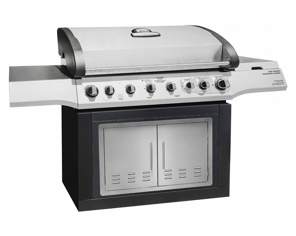 Stainless Steel BBQ Grill Double Access Door Panel with Vent T79432