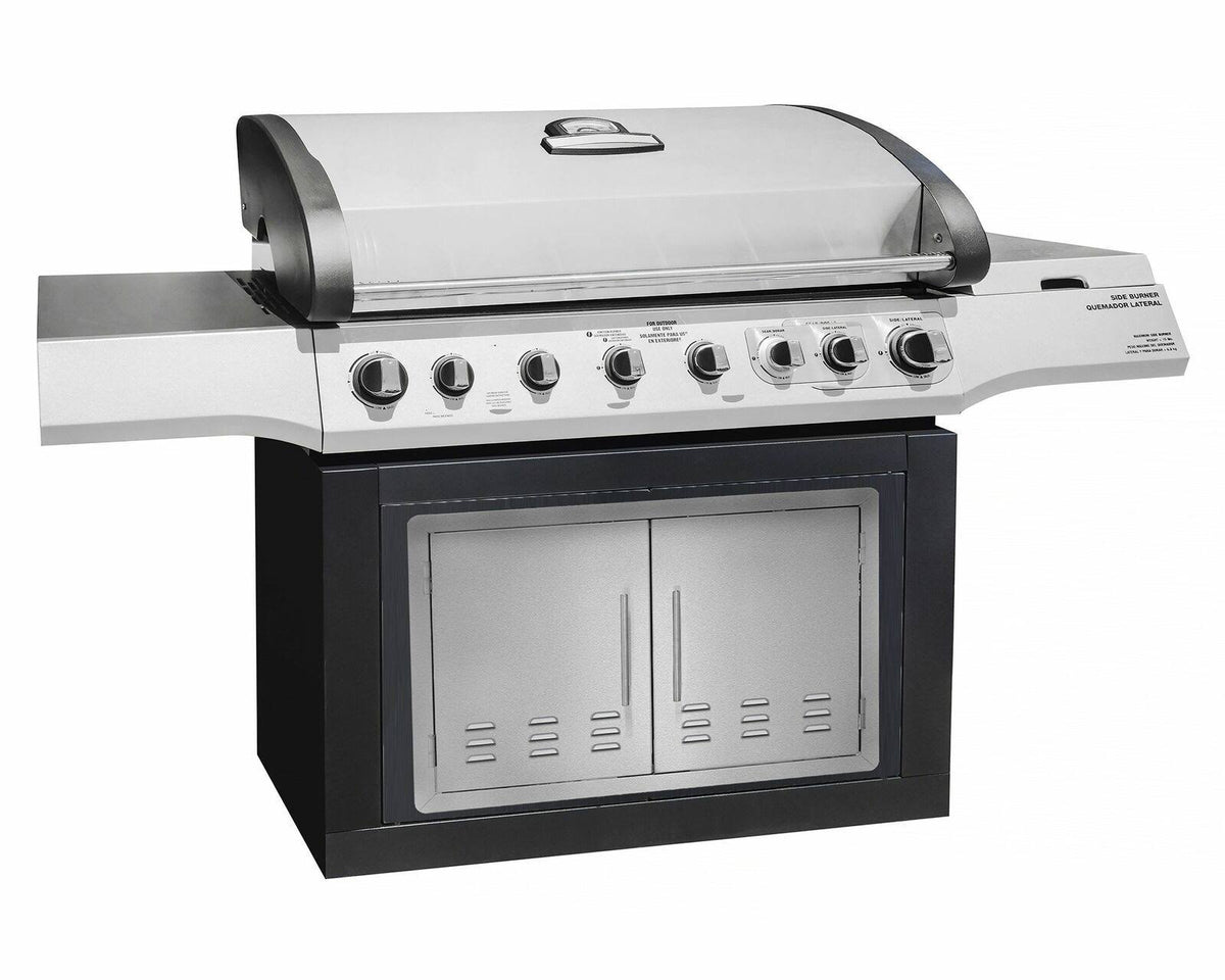 Stainless Steel BBQ Grill Double Access Door Panel with Vent T79432