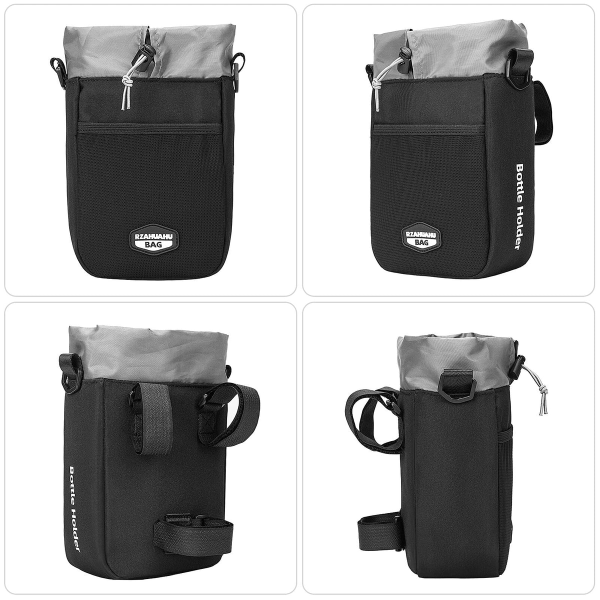 Insulated Bicycle Handlebar Water Bottle Holder Bag D64329