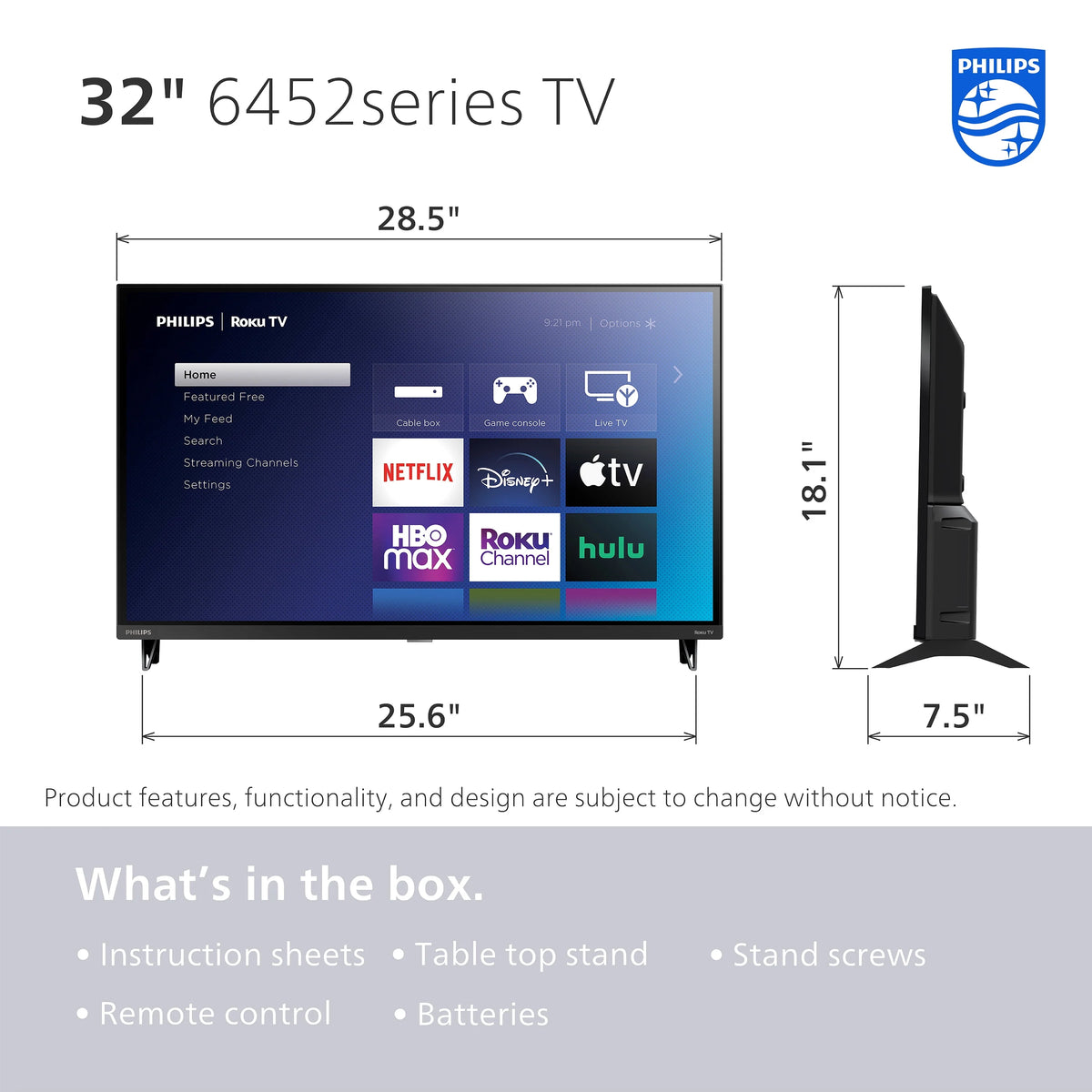 32 Class HD Smart LED TV N3962