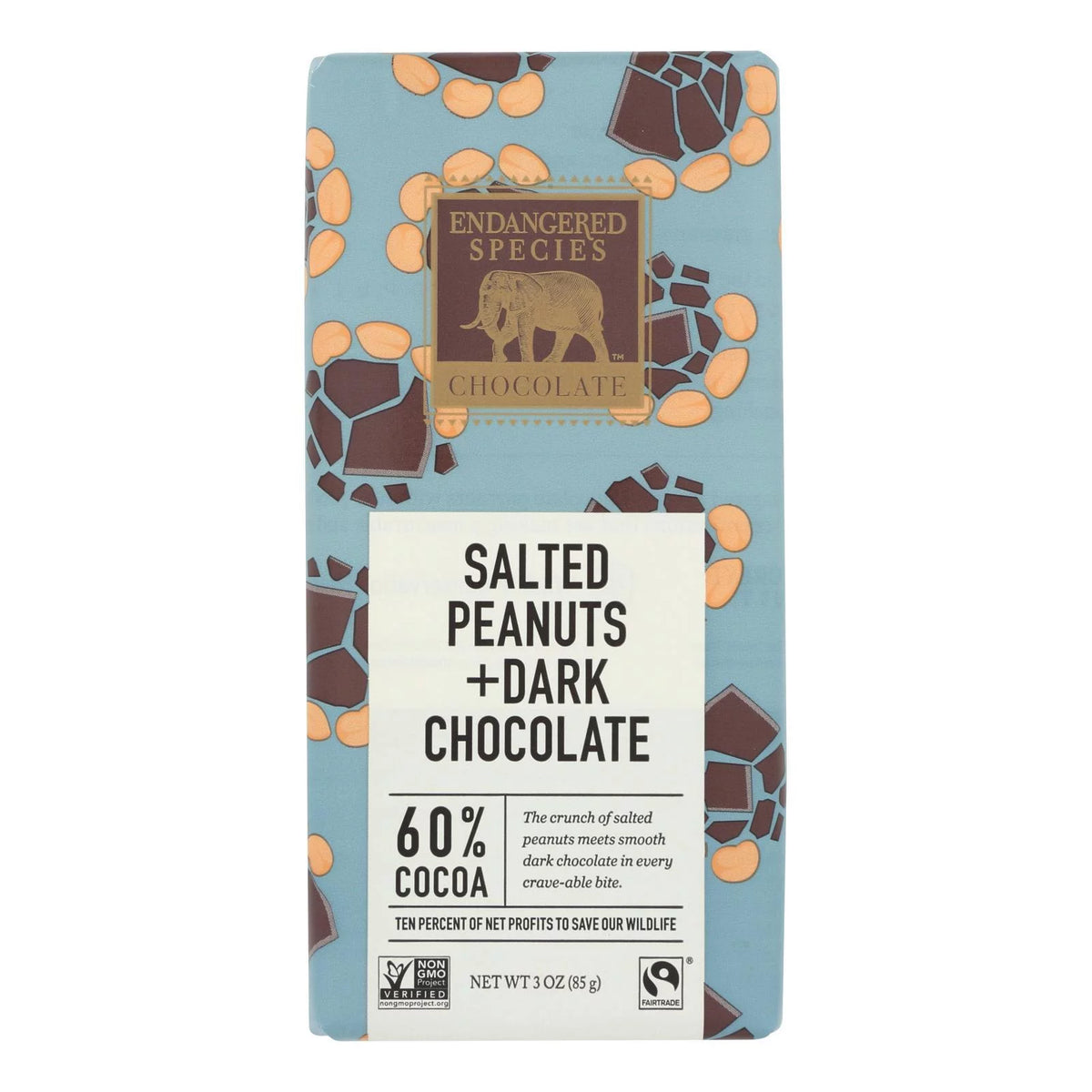 Salted Peanuts and Dark Chocolate Bar Case of 12 Q989402