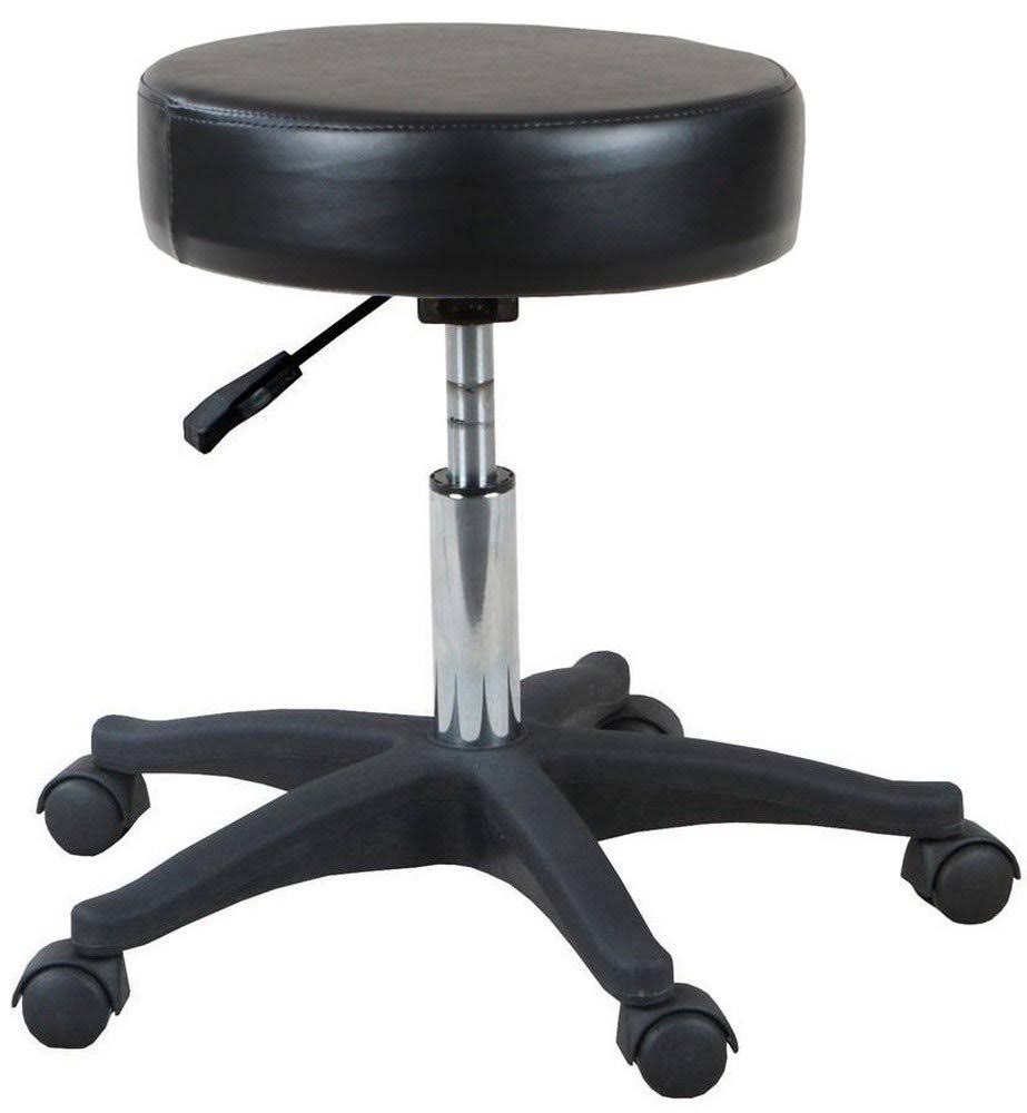 Black Rolling Hydraulic Salon Stool Chair S25078