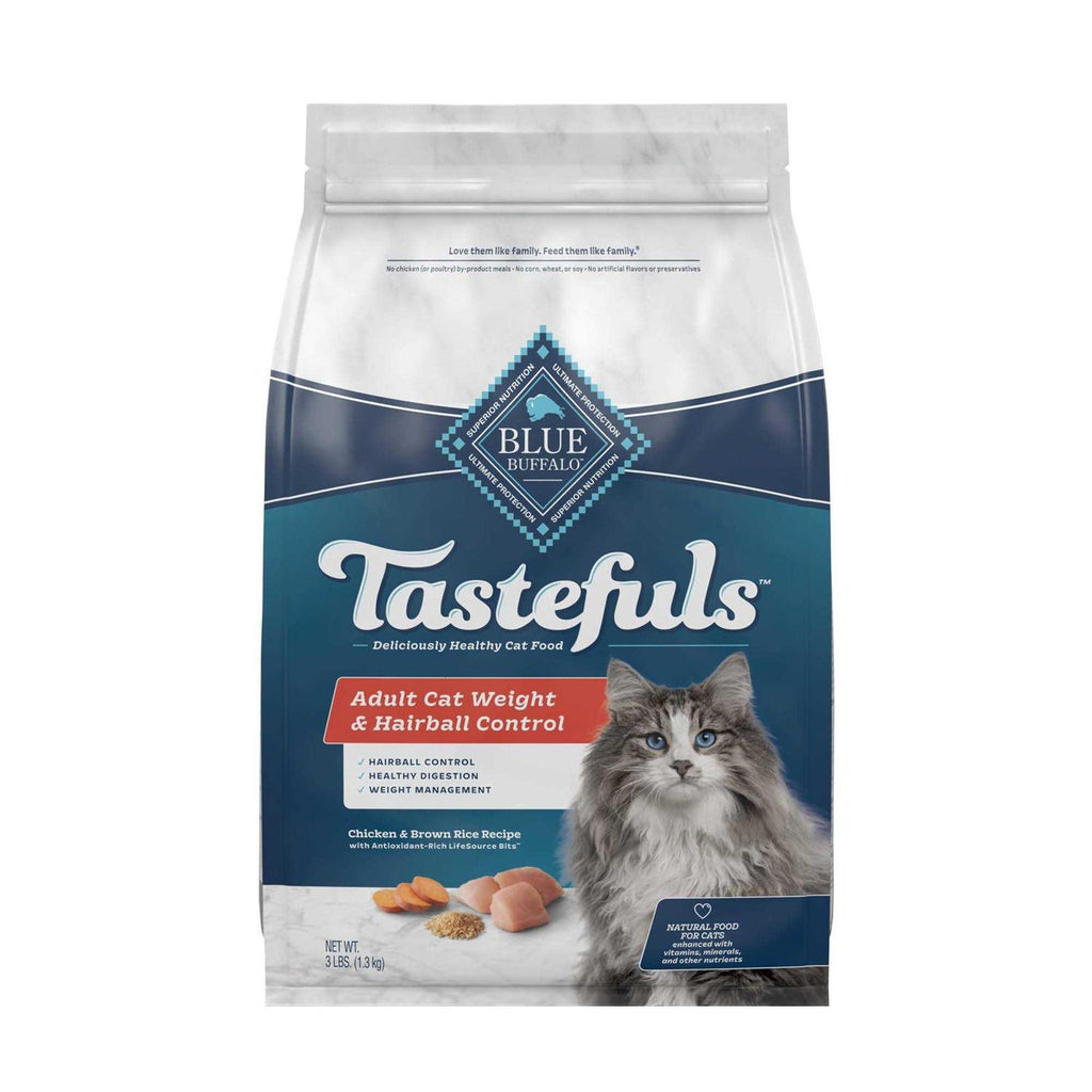 Blue Indoor Hairball & Weight Control Adult Cat Dry Food H8458