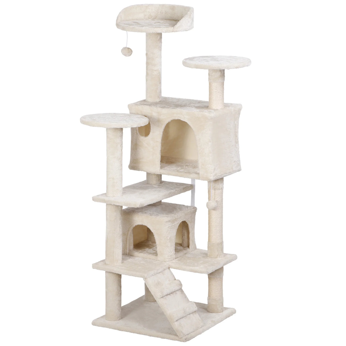 53" Cat Tree Tower with Scratching Board O304