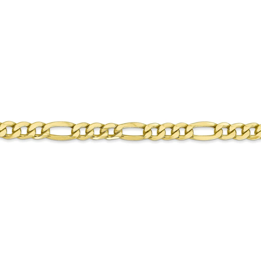10kt Yellow Gold 20 inch Figaro Chain with Lobster Clasp I149645