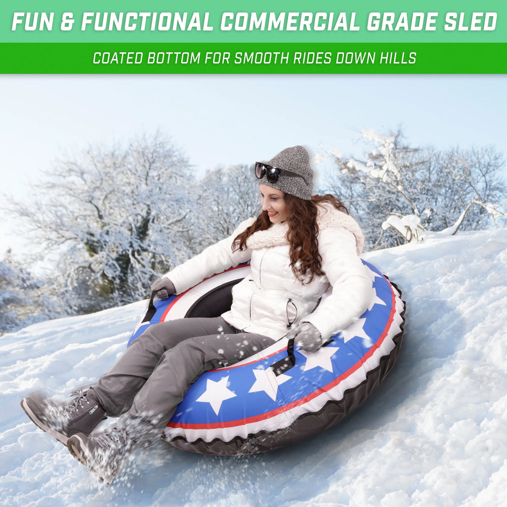 44" Heavy Duty Winter Snow Tube with Canvas Cover X123