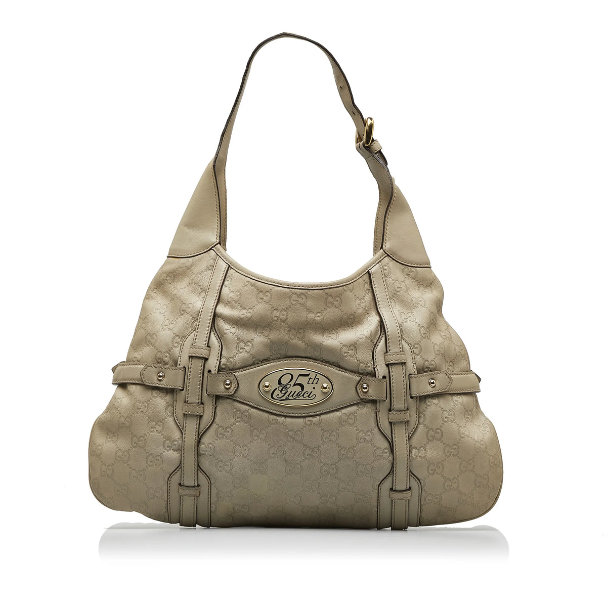 Brown Calf Leather Hobo Bag A8720
