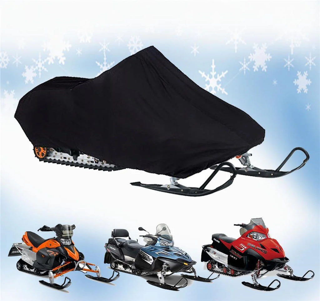 200 Denier All Black Snowmobile Cover O9823