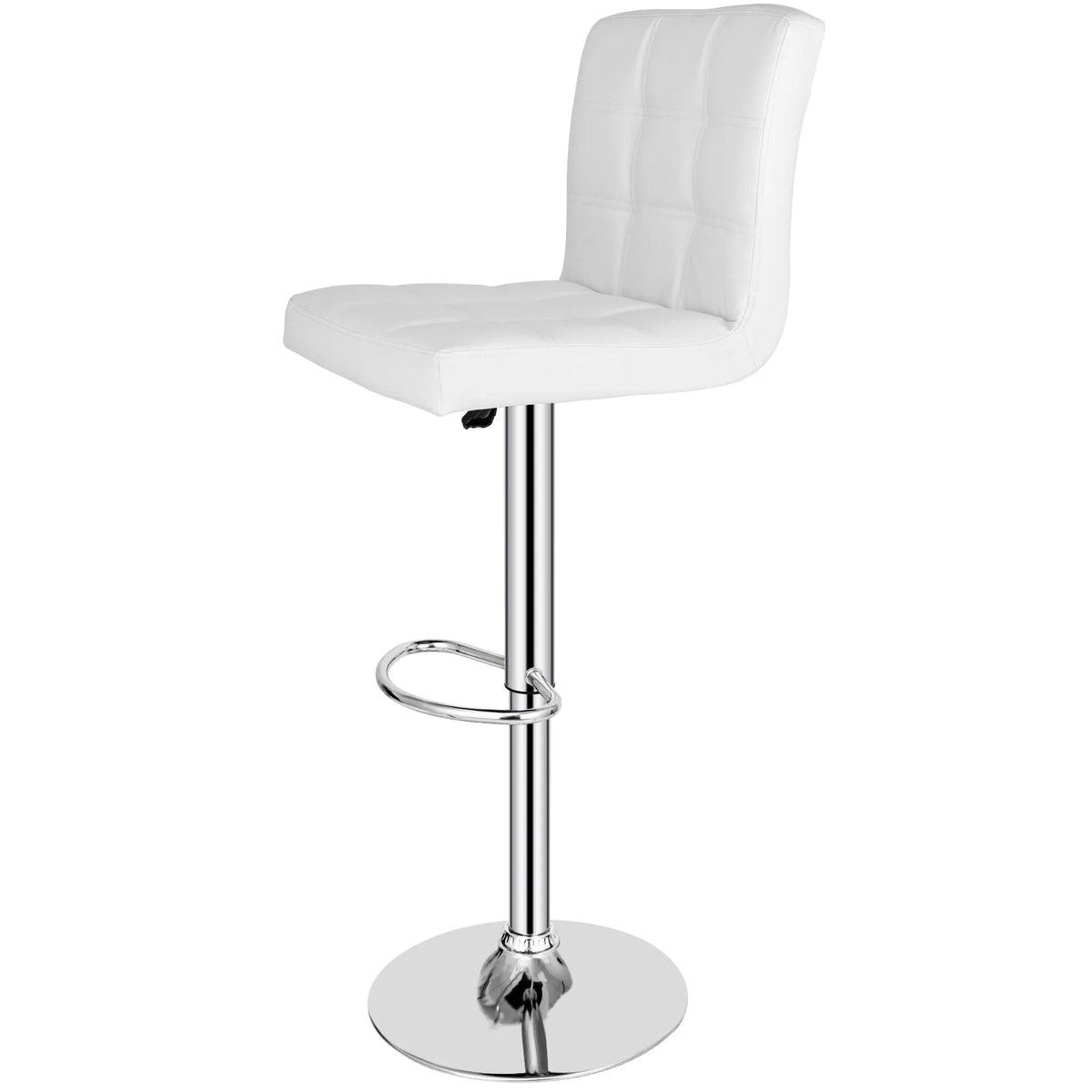 Set of Two Height Adjustable Armless Swivel Bar Stools Y802236
