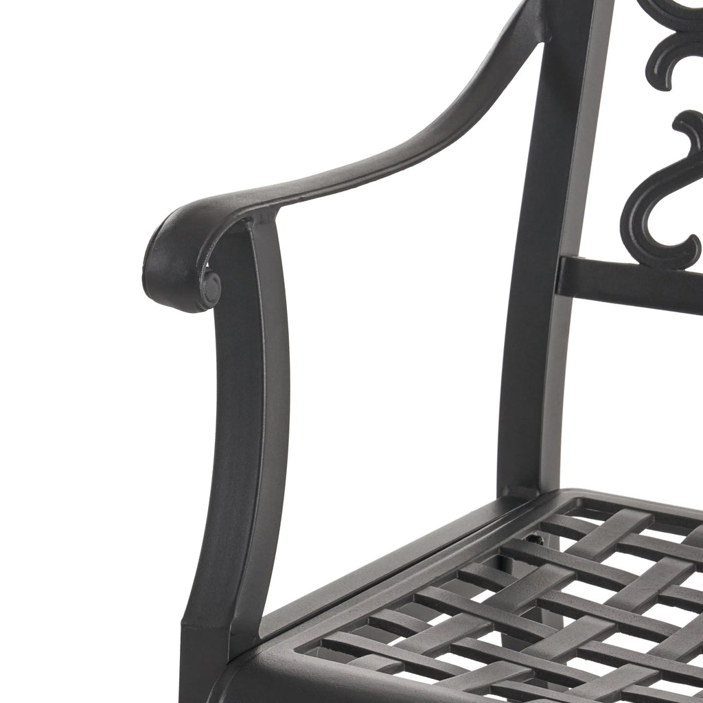 Set of 4 Aluminum Barstools C9385