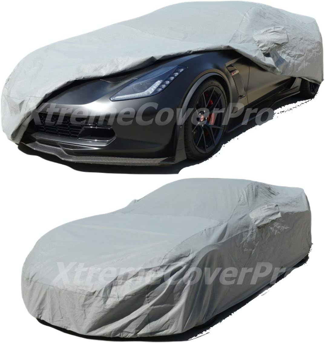 Custom FIT Car Cover for Chevy Corvette C7, Pack of 2 K6494