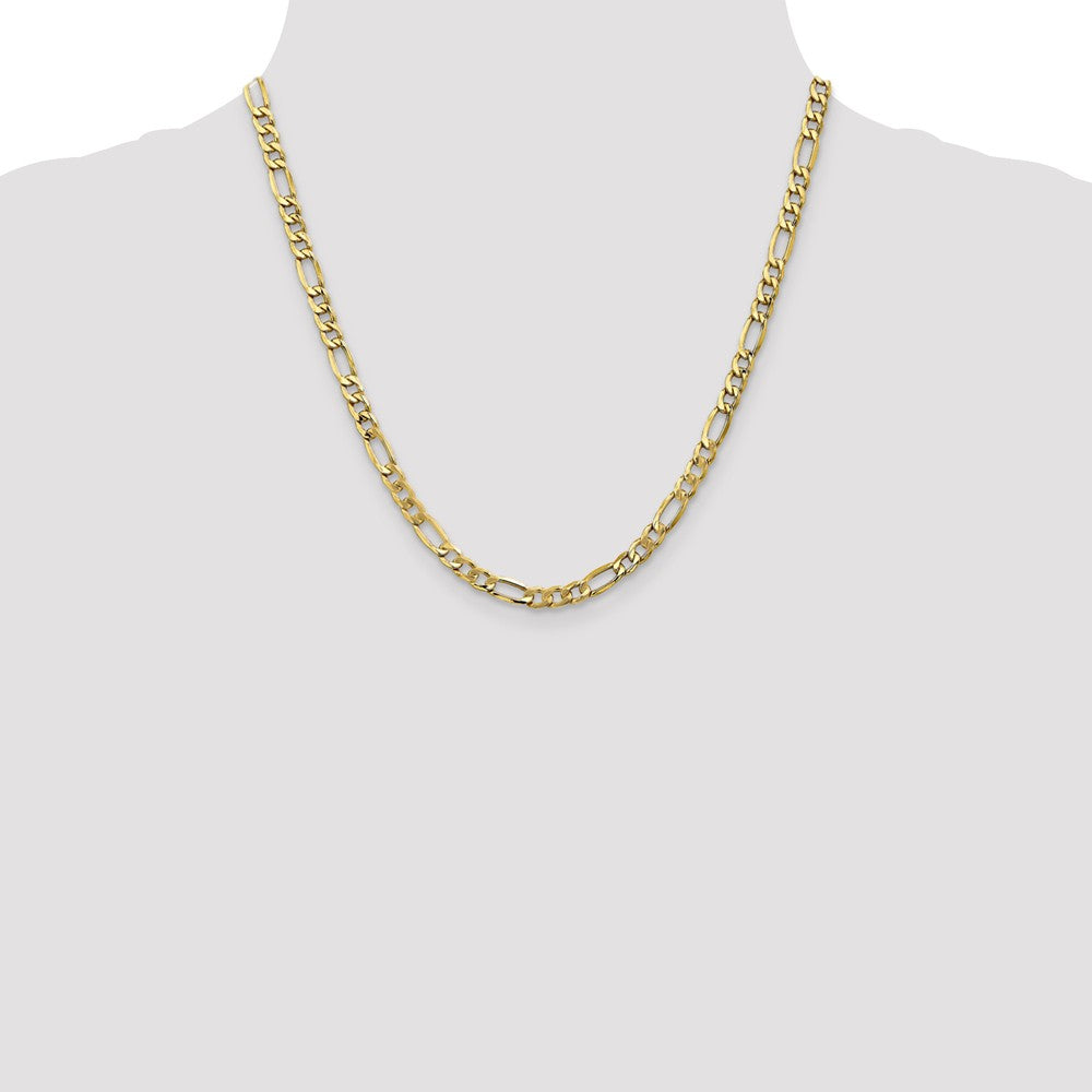 10kt Yellow Gold 20 inch Figaro Chain with Lobster Clasp I149645