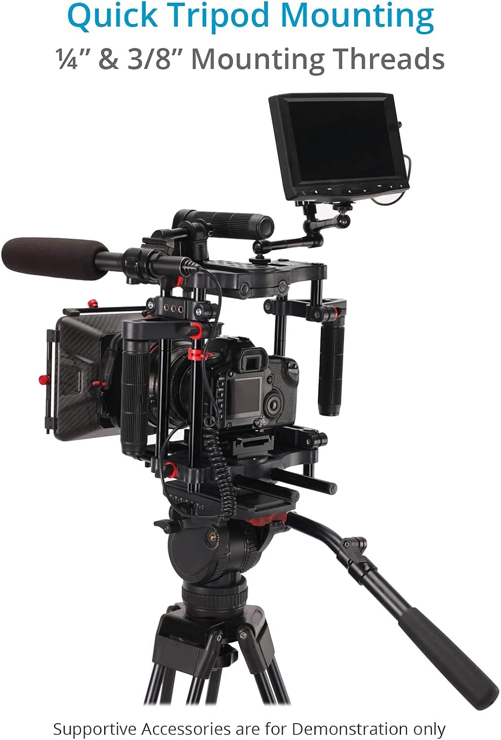 DSLR Video Camera Cage Mount Rig B7586
