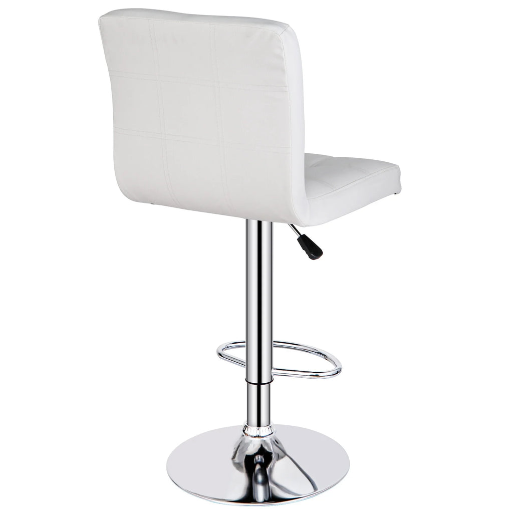 Set of Two Height Adjustable Armless Swivel Bar Stools Y802236