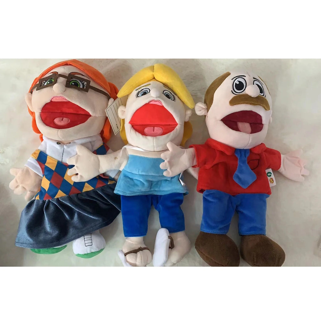 Large Jeffy Puppet Soft Plush Toy Hand Puppet Q48593