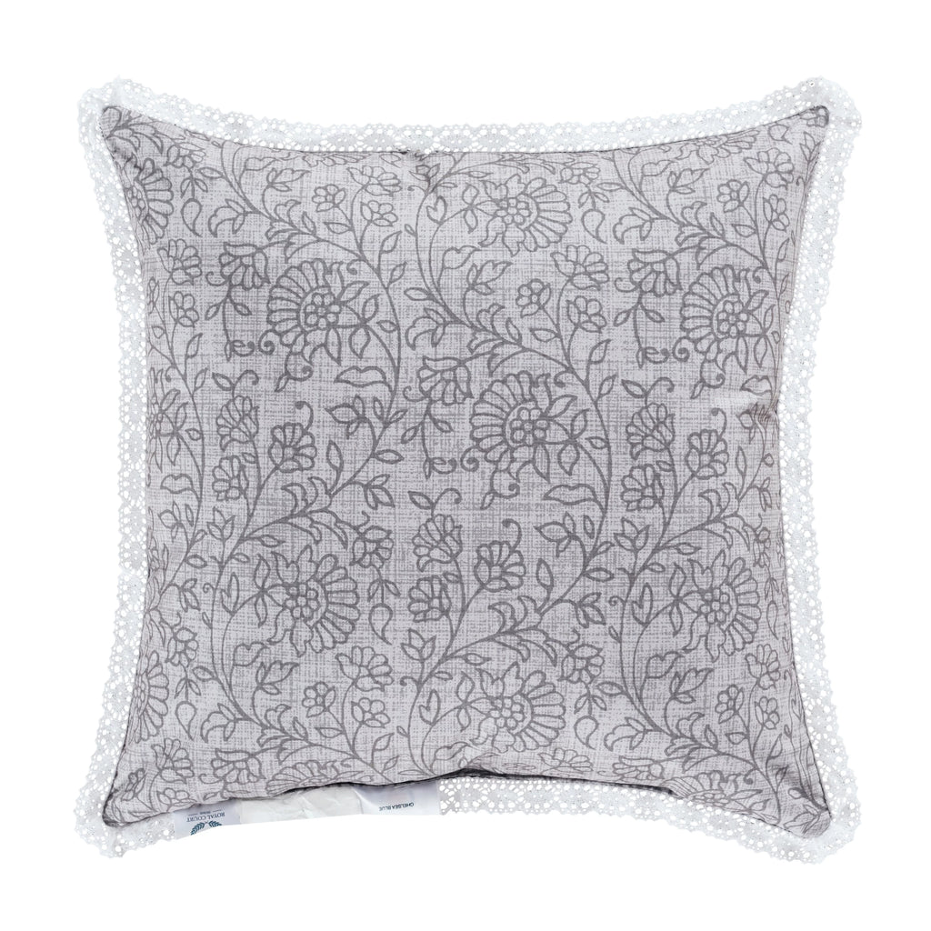 Blue 16" Square Decorative Throw Pillow E9503