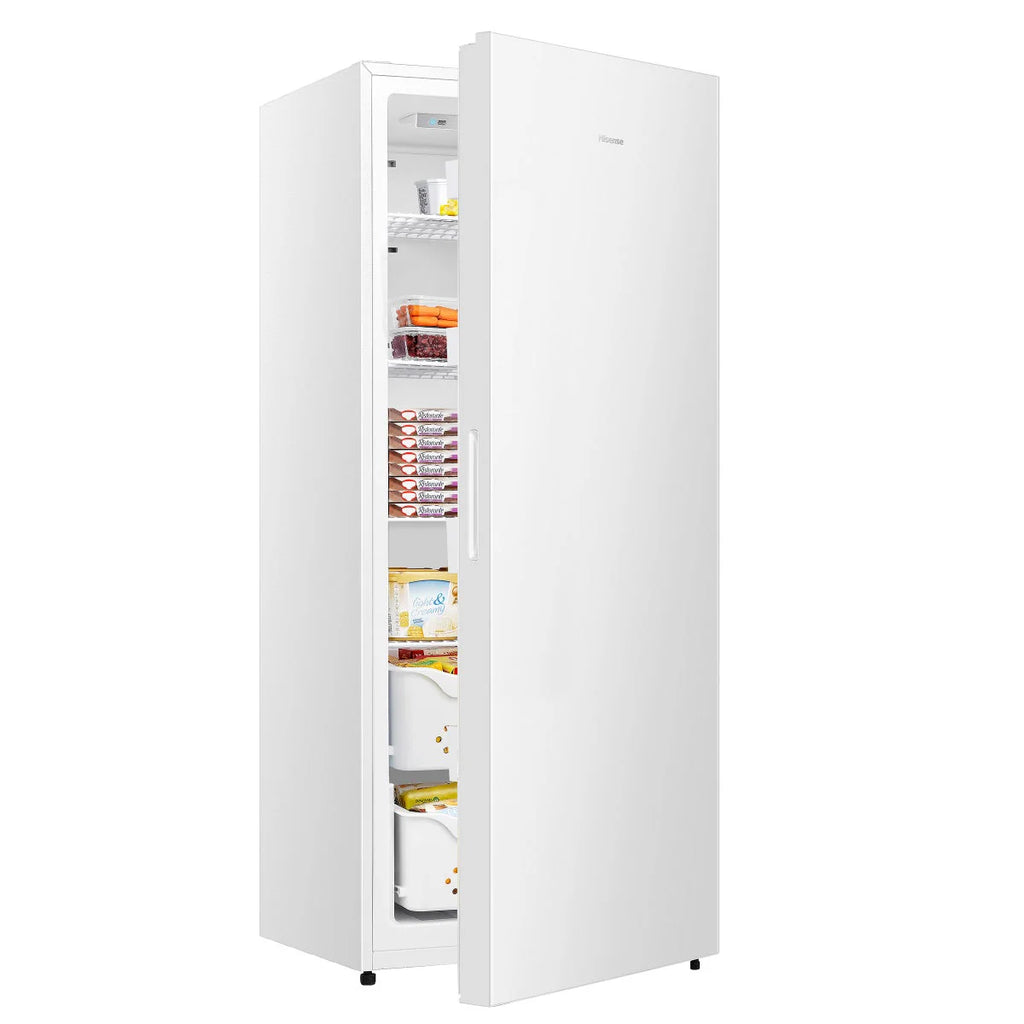13.5 Cu Ft White Upright Freezer with Reversible Door V522
