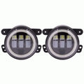 Fog Lights with Black Face and Full Halo 4 Inch Z141889