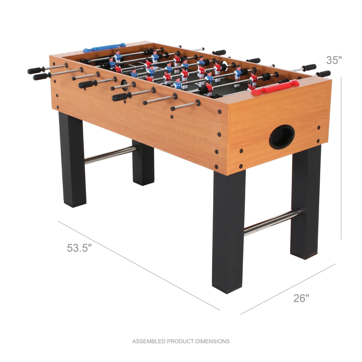52" Foosball Table with Scoring and Ball Return System Y2432